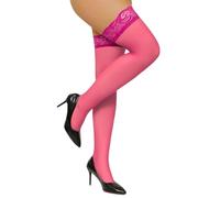 Chaussette Hiver Femme - Bas Cuissardes Mode élégante avec Large Bordure Dentelle pour sublimer la féminine et séduisante