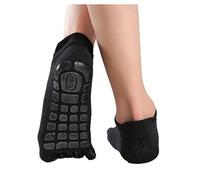 Chaussette Homme 3 paires chaussettes de yoga hommes coton cinq pieds chaussettes antidérapante bonne adhérence Pilates chaussettes de sport Sports chaussettes sportives sportives sportives Chaussette