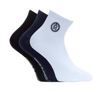 Chaussette Homme Coton Peigné - Lot de 3 - Chaussettes Basses Homme, Douces & Confortables, Noir Taille 39/42