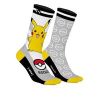 Chaussette Homme Pokémon Coton, 1 Paire de Chaussettes Fantaisie Homme 43/46