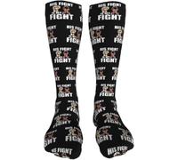 Chaussette Homme Son Combat Est Mon Combat : Sensibilisation Et Soutien À L’Autisme Unisexe Chaussettes Habillées Doux Chaussette Courtes Pour Sport Golf Trekking 50Cm