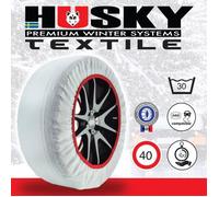 Chaussette Neige - Husky - Taille XL - Textile - Homologation B26 - Compatible ABS