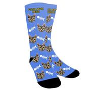 Chaussette Personnalisé Photo,Chaussette Personnalisable,Mettez le chien, le chat et les autres animaux de compagnie dans une chaussette