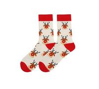 Chaussette sans Couture Vintage, Chaussettes Randonnée Femme De Noël pour Femmes Bas Mi-Longs