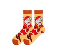 Chaussette sans Couture Vintage- Chaussettes Randonnée Femme De Noël pour Femmes Bas Mi-Longs Base