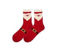 Chaussette sans Couture Vintage- Chaussettes Randonnée Femme De Noël pour Femmes Bas Mi-Longs Base