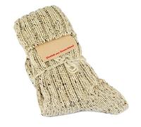 Chaussettes 100 % en laine de mouton - Extra épaisses et chaudes - Naturelles - Fabriquées en Allemagne - Dimensions 35-50 cm - Gris - 39/42
