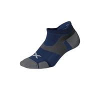 Chaussettes 2XU Vectr Cushion No Show Bleu M