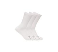 Hoka - Lot de 3 paires de chaussettes de trail/running mi-hautes - Crew Run Sock 3-Pack White / White / White - Taille M - Blanc Blanc M
