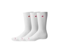 Chaussettes 3 paires new balance patch logo crew blanc