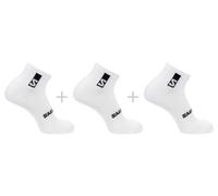 Chaussettes 3 paires salomon everyday ankle blanc unisex