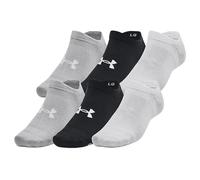 Under Armour Chaussettes UA Essential No Show - 6 paires invisibles - Noir - Mixte EU 31½-36½