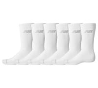 Chaussettes 6 paires new balance performance basic crew blanc