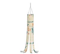 Chaussettes à air Hello Summer Beach Halloween fantôme décoration à suspendre 101,6 cm Manche à air fantôme drapeau Halloween Thème vacances pour cour, patio, pelouse, jardin fête