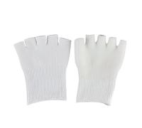 Chaussettes à demi-orteils infusées de gel, conception à bout ouvert, tissu extensible, taille universelle, hydratantes pour l ' entraînement et une utilisation décontractée, moitié doublées de gel
