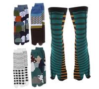 Chaussettes à Deux Orteils Japonaises Créatives 5 Paires Coton