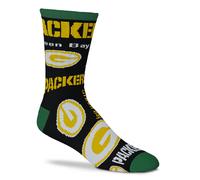 Chaussettes À Logo Grand De La Green Bay Packers, Noires