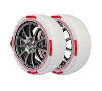 Chaussettes à neige - POLAIRE - T82 - Couleur Blanc - Taille T82 - Compatibles 195/80 R14 à 295/40 R17