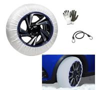 Chaussettes À Neige pour Pneu 225/45 R17 CALZANEVE Taille M pour Les Roue DE Voiture Paire DE Chaussettes DE Neige Ice en Tissu APPROUVÉ Sparco Chaussettes DE Neige Silent CHAÎNE DE Remplacement