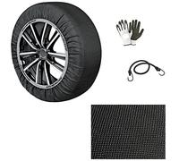 Chaussettes À Neige pour Pneu 235/45R20 Jante Roue 20 (17144) Taglia XL Paire DE Chaussettes À Neige pour Voitures HOMOLOGUÉES ADAPTES Chaussettes À Neige pour PNEUS sur Glace