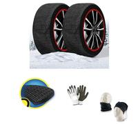 Chaussettes À Neige pour Pneu 275/60 R20 Cercle 20 Mesure XXXL Paire Chaussettes À Neige APPROUVÉ pour SUV 4X4 FOURGONNETTES ANTIDÉRAPANT pour Route Entre Glace ET Neige Tissu en POLYPROPYLÈNE