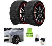 Chaussettes À Neige pour Pneu 305/30 R21 Cercle 21 Mesure XXL Paire Chaussettes À Neige APPROUVÉ pour SUV 4X4 FOURGONNETTES ANTIDÉRAPANT Route Entre Glace ET Neige Tissu en POLYPROPYLÈNE