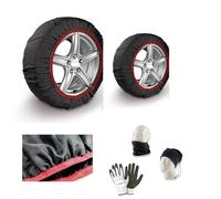 Chaussettes À Neige pour PNEUS DE Voiture 205/75R16 CALZANEVE Taille XL (68074) Paire DE Chaussettes Neige ET Glace pour Roues Moteur Neige VÉHICULE Voiture APPROUVÉES UE BOTTARI