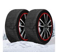 Chaussettes à neige pour pneus - Modèle haut de gamme - 50 % de résistance et +50 % de durabilité - Chaînes à neige textiles pour voitures électriques, SUV, 4x4, camping-cars, caravanes, véhicules