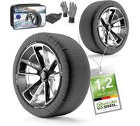 Chaussettes à Neige - UNDERSCORE - WALSER - Textile - Gris/Noir - Set de 2