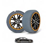 Chaussettes à Neige Universelles pour Pneus - Compatibles 255/45 R19, 235/50 R19, 225/60 R18 - Antidérapantes et Homologuées pour Voitures et SUV - Alternative Pratique aux Chaînes