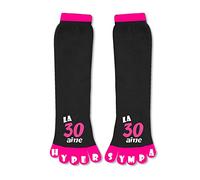Chaussettes a Orteils Rose la 30 aine Hyper Sympa,Taille unique,Chaussettes Orteils Roses 30 Ans
