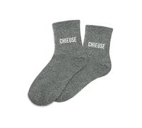 Chaussettes à paillettes Chieuse femme - 36-42 - Gris
