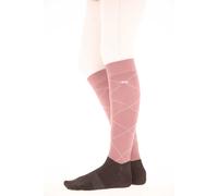 Chaussettes Ã©quitation femme PÃ©nÃ©lope Luxe (x2) Rose 34/36