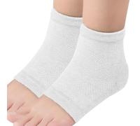 Chaussettes à talon fissurées, chaussettes à talons hydratantes pour les femmes - Chaussettes de gel de soins aux pieds ortelles,Réparation d'humidité de nuit, Spa & Sleep Skin Soins, réutilisable