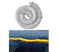 Chaussettes absorbantes for hydrocarbures, barrages flottants de confinement des déversements industriels, absorbants chimiques liquides(Color1,7.6cmx1.2meters)