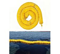 Chaussettes absorbantes for hydrocarbures, barrages flottants de confinement des déversements industriels, absorbants chimiques liquides(Color2,7.6x3meters)