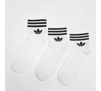 Chaussettes adicolor Trefoil Ankle (3 Pack) blanc 43-45
