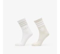 Chaussettes adidas 3-Stripes Glitter Crew Socks 2 Pairs Ice Gold Met./ White S