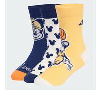 adidas Unisex Kinder DISNEY MICKEY MOUSE SOCKS, dark blue/off white/Semi Ice Tangerine, 4.5-6