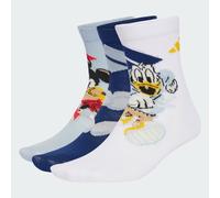 ADIDAS SPORTSWEAR Chaussettes de sport 'Disney Mickey Mouse' bleu marine / bleu pastel / jaune / blanc, Taille 31-34