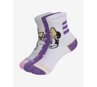 Chaussettes adidas Disney Minnie Mouse blanc pur lilas enfant (3 paires) - XS