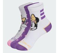 adidas Mädchen DISNEY MINNIE MOUSE SOCKS, white/active purple/light grey heather, 2.5-4