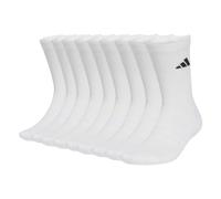 Adidas Chaussettes Essentials Cushioned Crew Pack de 10 Blanc 37/39 Unisexe