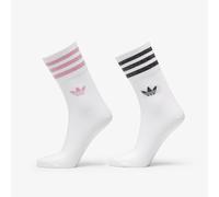 adidas Chaussettes Mid-Cut Glitter Crew Socks 2 Pairs in Blanc M