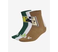 Chaussettes adidas Minecraft gris marron junior (3 paires) - M