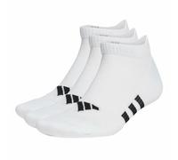 adidas Unisex Performance Cushioned Low Socks 3 Pairs Socks 6.5 - 8 white/white/