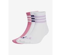Chaussettes adidas Ribbed junior (3 paires) blanc pur - S
