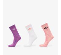 adidas Chaussettes Tie Dye Crew Socks 3 Pairs in Rose L