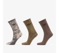 Chaussettes adidas Tie Dye Crew Socks 3 Pairs Carbon/ Focus Olive/ Shadow Olive L