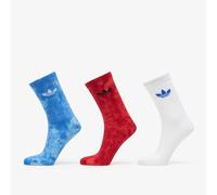 Chaussettes adidas Tie Dye Crew Socks 3 Pairs Crystal Sky/ Lucid Red/ White- Clear Blue S